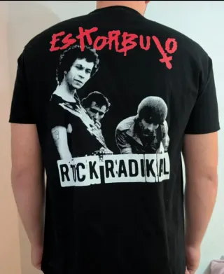 ABEL // CAMISETA NEGRA - ESKORBUTO - TALLA XL