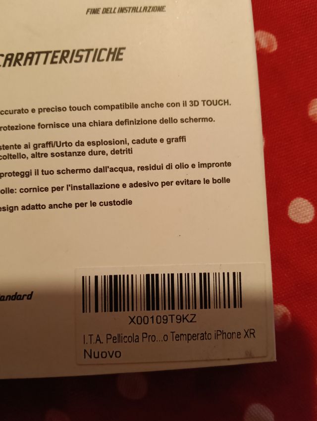 ita Vetro Protettivo per Telefono