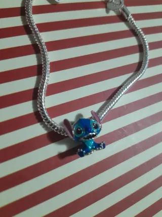 Set Bracciale + Charm Stitch  Argento s. 925