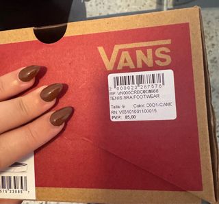 Tenis Vans grises Talla 40