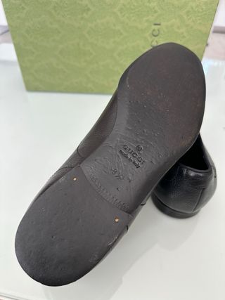 Zapatos Gucci Piel Negra Talla 43