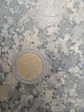 Moneda 2€ Francia 2001,con fallo