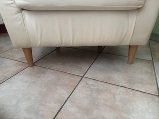 Poltrona Ikea in cotone panna