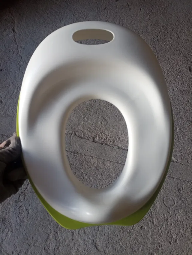 Adaptador WC niño blanco y verde