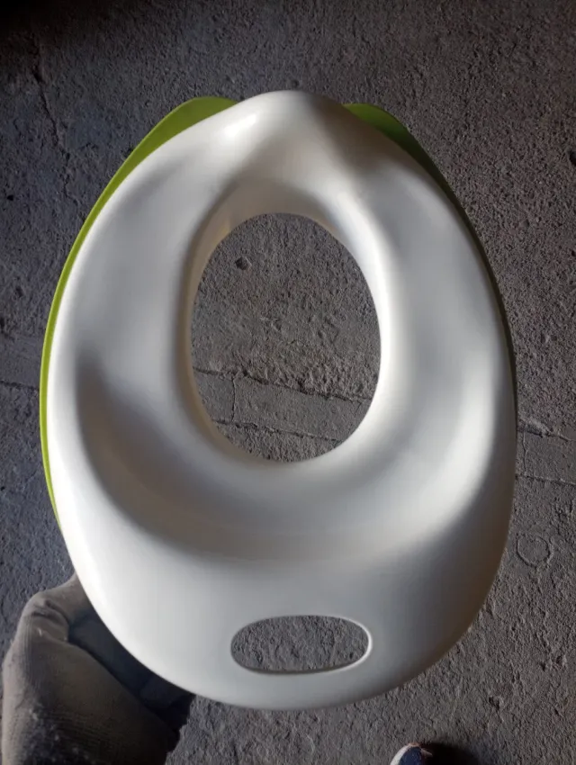 Adaptador WC niño blanco y verde