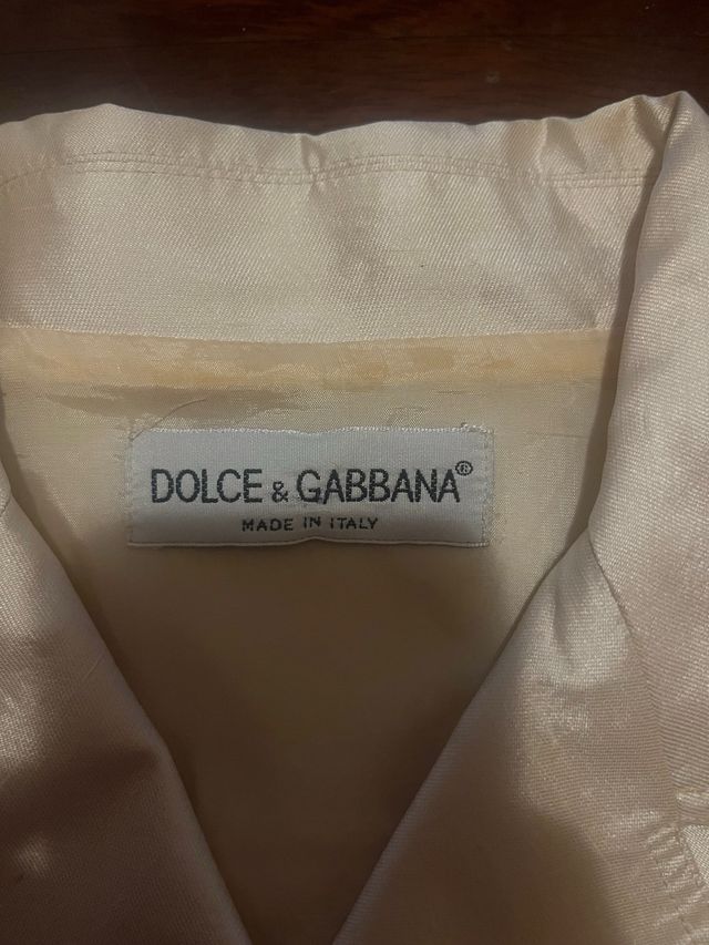 Giacca sahariana Dolce & Gabbana Seta Vintage