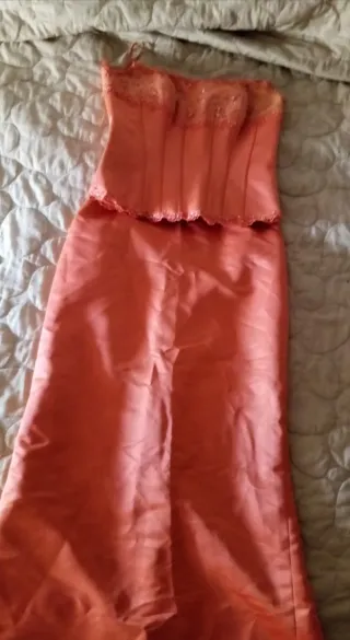 Vestido Pronovias naranja 