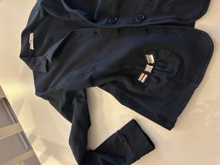 Americana Jans negra con adornos