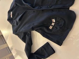 Americana Jans negra con adornos