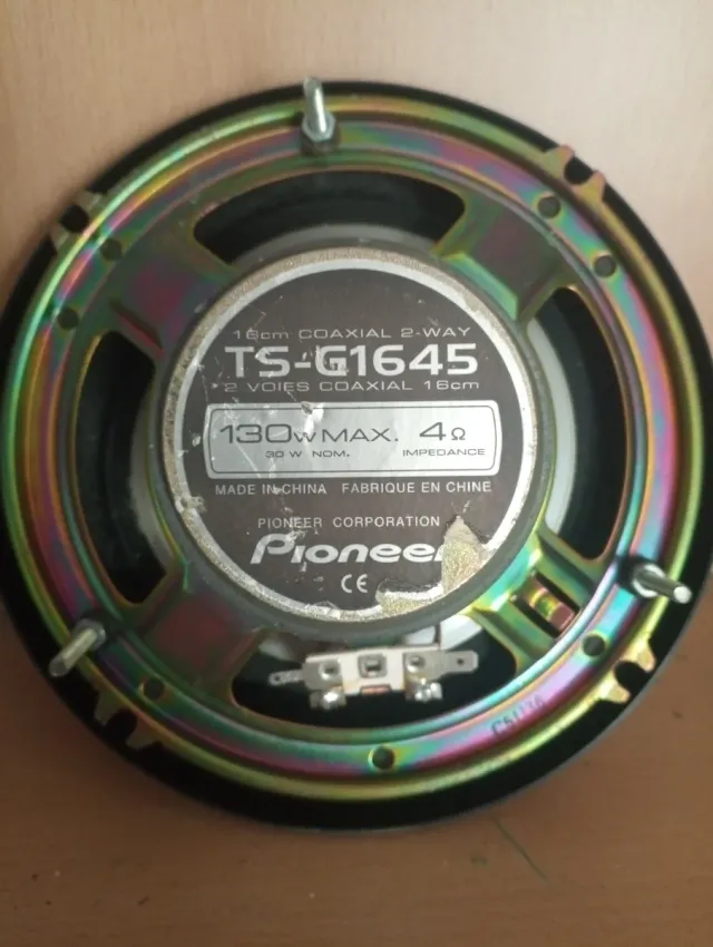 Altavoces Pioneer Negros y Plateados