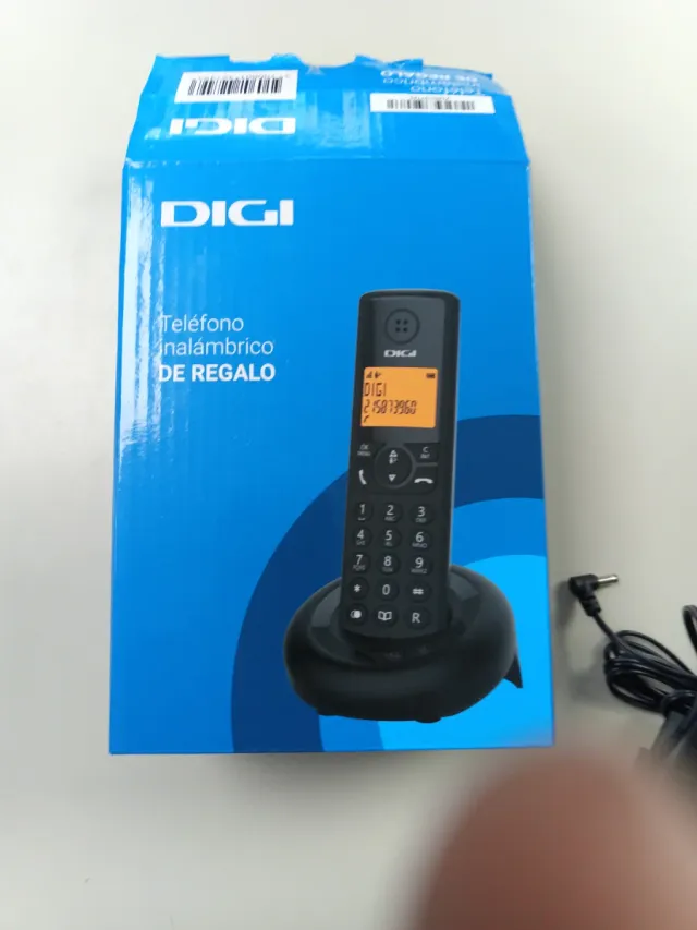 Teléfono Inalámbrico Digi Negro