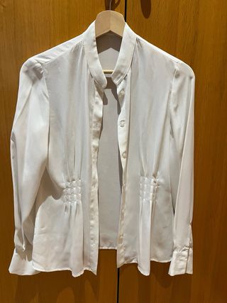 Set di 4 camicie da ufficio beige e blu