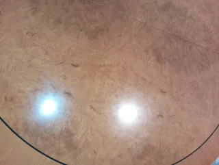 Mesa redonda extensible madera