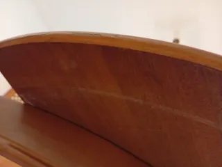 Mesa redonda extensible madera