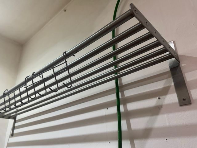 Estante tubular acero inoxidable