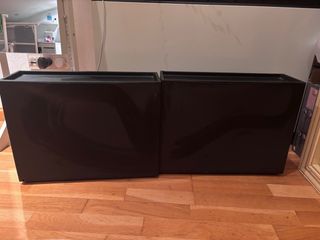 Zapatero Negro Plástico