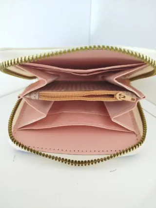 Cartera / monedero Stitch azul y rosa