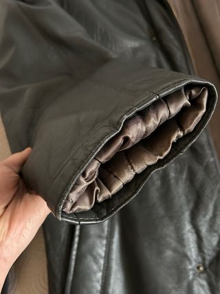 Vera pelle - Giacca giubbotto vintage antracite