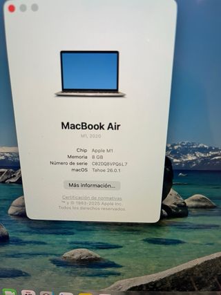MacBook Air 2020 Gris Espacial