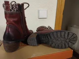 Botines Pikolinos Granate Mujer