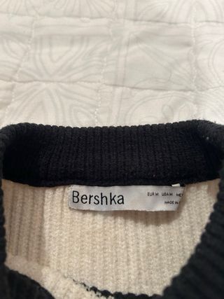 Jersey Bershka Rayas Blanco y Negro