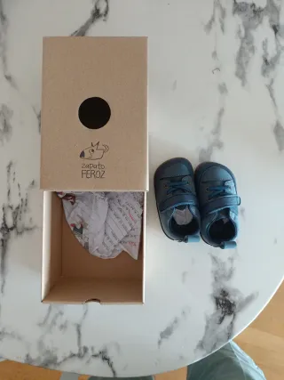 Zapatillas niño azul