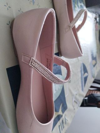 Zapatitos de princesa rosa para bodas