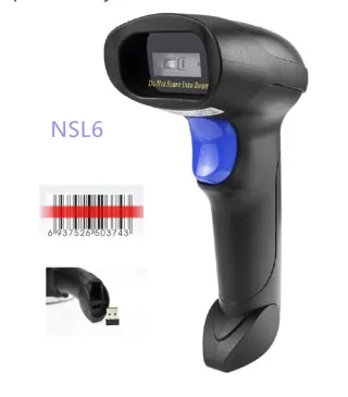 Escáner de código de barras, lector con USB