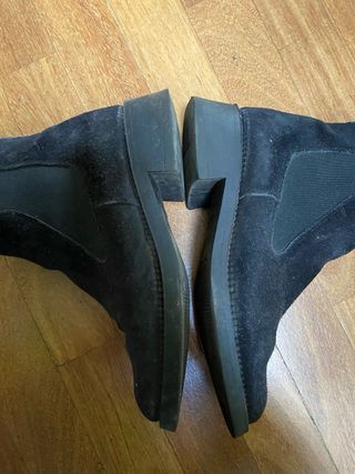 Stivaletti neri pelle scamosciata Tg 37