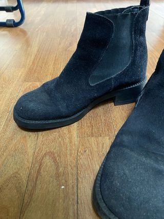 Stivaletti neri pelle scamosciata Tg 37