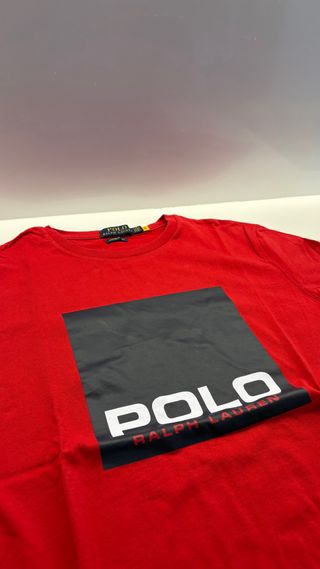 Camiseta Polo Ralph Lauren Roja Negra