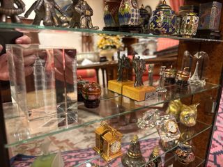 Vitrina Decorativa Madera y Cristal