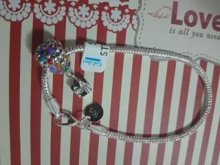 Set Bracciale + Charm S925 mongolfiera 