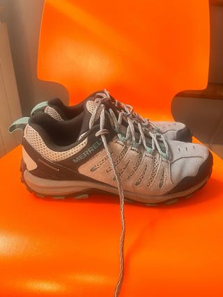Zapatillas Merrell Montaña Trekking Gris/Verde