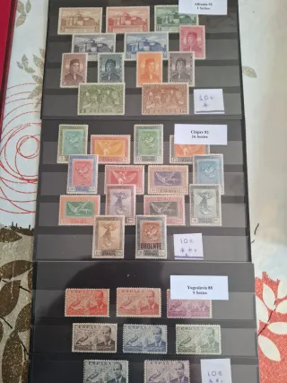 Sellos España 1° Centenario
 Nuevas o con fija
