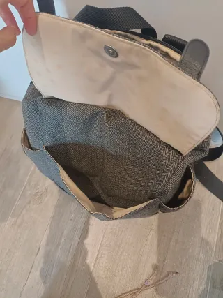 Bolso Mochila para silleta de bebe marca Babymel.