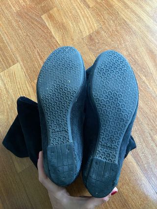 Stivali neri similpelle