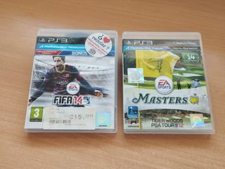 FIFA 14 PS3 y Masters Golf PS3