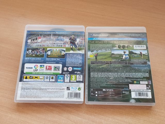 FIFA 14 PS3 y Masters Golf PS3