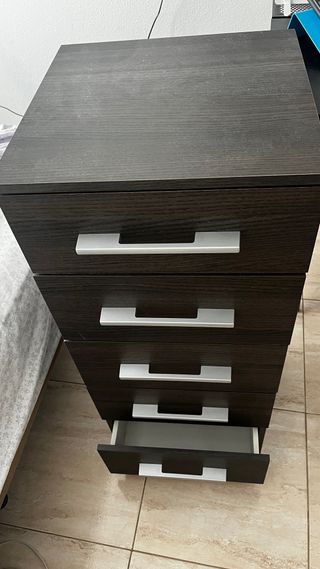 Cajonera Madera con Protector Metal