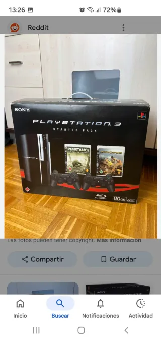 Consola Sony Playstation 3 PS3 Negra Starter Pack