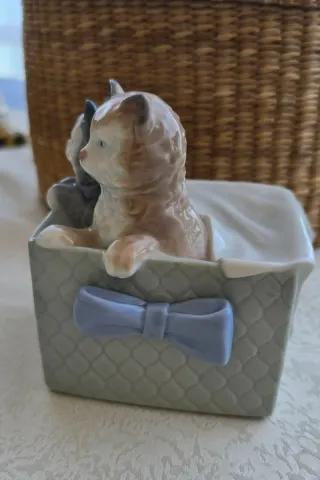 Figura NAO Lladró Gatitos en Cesta