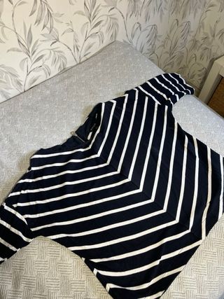 Camisa Massimo Dutti rayas blanco y negro