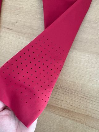 Leggings Nike rojos con bolsillos