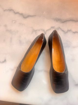 Zapatos planos negros