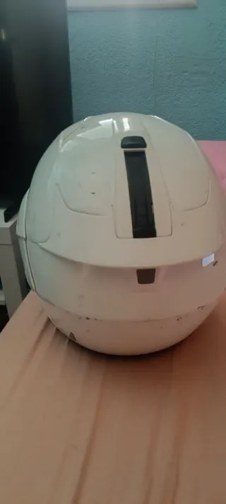 Casco Moto HJC Blanco - Visera a Cambiar