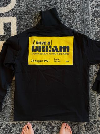 Camiseta Louis Vuitton I Have a Dream Negra