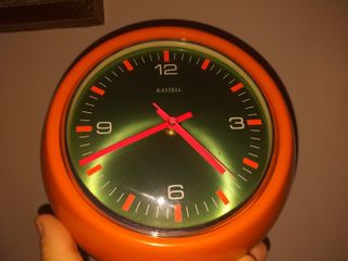 Orologio Kastell anni '70 Arancione