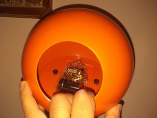 Orologio Kastell anni '70 Arancione