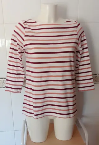 Camiseta de rayas manga larga nueva